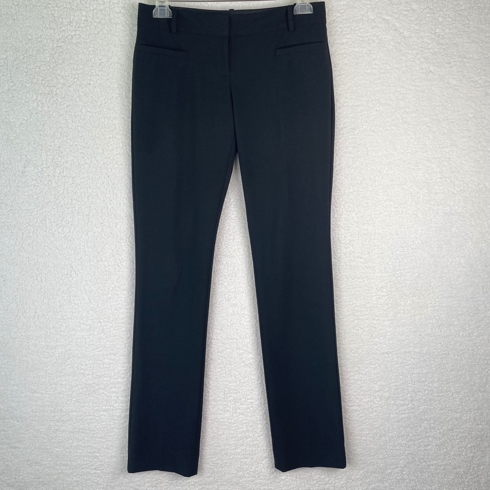 The Limited Black Collection Drew Fit Straight Leg Dress Pants Womens 2 Black - Picture 2 of 10